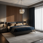 Candelabru Elegant Gold Smoke 30 cm – Cristal K9, Mix Sticlă Fumuriu-Transparent, 3 Surse - imagine 3