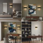 Aplica Modern Prism Black – Contraste Geometrice și Rafinament, 2 Surse, Cristal K9 și Finisaj Negru - imagine 4