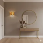 Aplica Modern Prism Gold – Eleganță Geometrică, 2 Surse, Cristal K9 și Finisaj Gold - imagine 4
