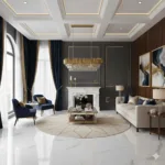 Candelabru Luxury Cristal Gold - Grand Edition 80 cm – Cristal K9 Premium și Metal Auriu, 8 Becuri E14, Design Modern pentru Dining și Living - imagine 4