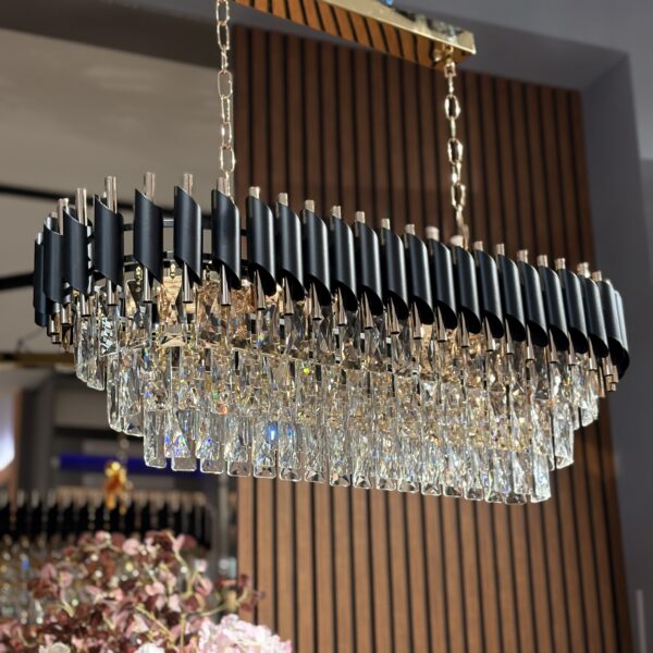 Candelabru Luxury Crystal Black - Grand Edition