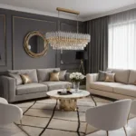 Candelabru Luxury Cristal White - Grand Edition 80 cm – Cristal K9 Premium și Metal Alb, 8 Surse E14, Design Modern pentru Dining și Living Luminos - imagine 3