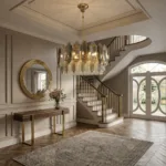 Candelabru Elegant Gold Smoke 50 cm – Cristal K9 Premium Fumuriu și Transparent, 9 Becuri E14, Design Modern de Lux pentru Living, Dining și Zone Rezidențiale - imagine 4