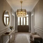 Candelabru Elegant Gold Smoke 30 cm – Cristal K9 Premium Fumuriu și Transparent, 3 Becuri E14, Design Modern de Lux pentru Holuri, Dormitoare și Zone de Accent - imagine 3