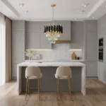 Candelabru Luxury Cristal Black 30 cm – Cristal K9 Premium și Metal Negru , 3 Surse E14, Design Modern pentru Hol, Dressing și Dormitor - imagine 4