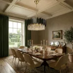 Candelabru Modern Prism Black 60 cm – Cristal K9 Premium Transparent și Metal Negru, 10 Becuri E14, Design Exclusiv pentru Living, Dining și Spații Moderne - imagine 4