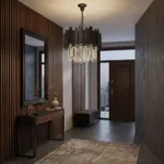 Candelabru Modern Prism Black 30 cm – Cristal K9 Premium Transparent și Metal Negru, 3 Becuri E27, Design Exclusiv pentru Holuri, Dormitoare și Zone de Accent - imagine 2