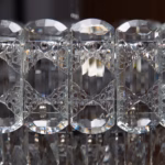 Candelabru Crystal Silver Frost 50 cm – Cristal K9 Premium, 7 Surse, Finisaj Sticlă Argintie Mată (Frost) - imagine 2