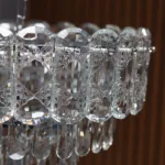 Candelabru Cristal Silver Frost 40 cm – Cristal K9 Premium și Metal Argintiu Satinat, 5 Surse E14, Design Modern Luxos pentru Dormitor, Living și Birou - imagine 12