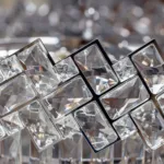 Candelabru Crystal Ice Cascade 50 cm – Cristal K9 Premium, 7 Surse, Finisaj Crom - imagine 6