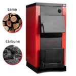 Centrala/Cazan pe lemn Termax 35 kW, cu ardere standard, volum manta apa 105 litri