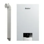 Centrala termica pe gaz in condensare Vaillant ecoTEC plus VUW 32CS/1-5, 27 kW, incalzire si ACM, Kit de evacuare inclus