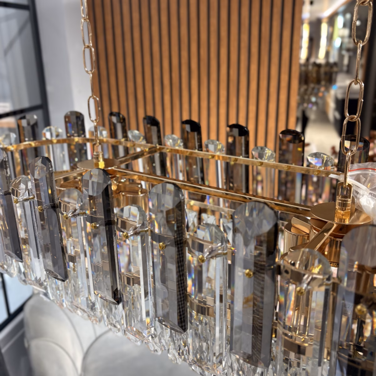 Candelabru Crystal Linear Cascade - imagine 3