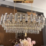 Candelabru Crystal Linear Cascade - imagine 4