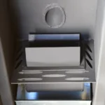 Pachet centrala cu peleti KOPH PM 30 kW, 200 mp, buncar peleti 30 kg, diametru cos fum ⌀80 mm, manta apa 30 litri, pompa recirculare si vas expansiune incorporate, Negru - imagine 5