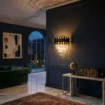 Aplica Luxury Cristal Black – Accent de Design Modern, 2 Surse, Cristal K9 și Finisaj Negru - imagine 3