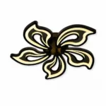Lustră LED Modernă Fluture 69 cm – Metal și Acril Negru, 5 Surse LED Integrate, Design Elegant pentru Living, Dormitor și Camera Copiilor