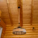 Lustră Suspendată Rotundă Rustic Modernă 40 cm – Metal Negru cu Sfoară Naturală, 1 Bec E27 - imagine 2