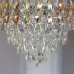 Candelabru Royal Cristal Chrome 40 cm – Cristal K9 Premium și Metal Cromat, 5 Becuri E14, Design Elegant pentru Living și Dormitor - imagine 7