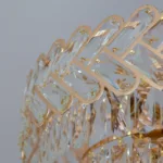 Candelabru Infinity Cristal Gold 55 cm – Cristal K9 Premium și Metal Auriu, 12 Becuri E27, Design Luxos pentru Living și Dining - imagine 11