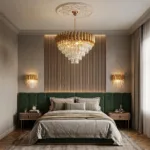 Pachet Premium Luxury Cristal Gold – Candelabru + 2 Aplice - imagine 4